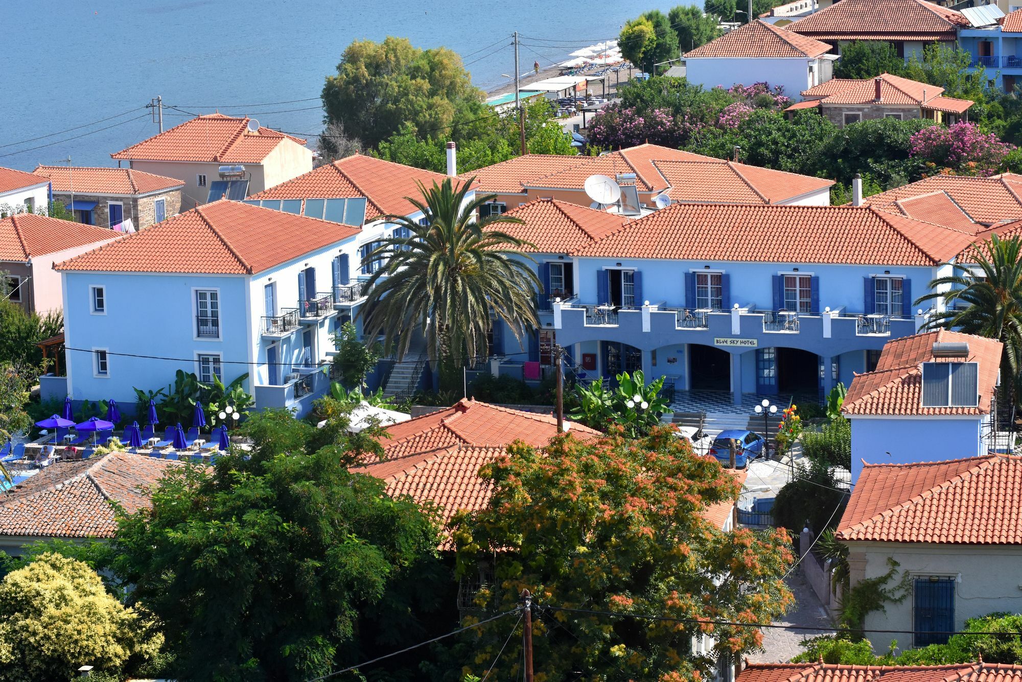 Blue Sky Hotel - Petra - Lesvos - Greece Luaran gambar
